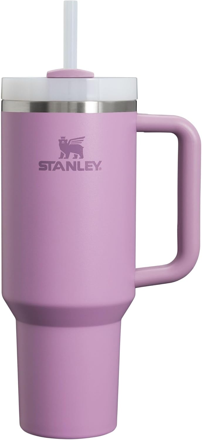 STANLEY Quencher H2.0 Tumbler - 40 oz Insulated Stainless Steel Cup with Handle & Straw | BPA-Free | Lilac
