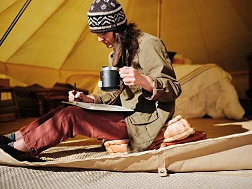 Stanley 1913 Classic Legendary Camp Travel Mug 0.35L - Keeps 1.5 Hours Hot - 3 Hours Cold - Dishwasher Safe - Stainless Steel Coffee Cup - BPA-Free - Matte Black