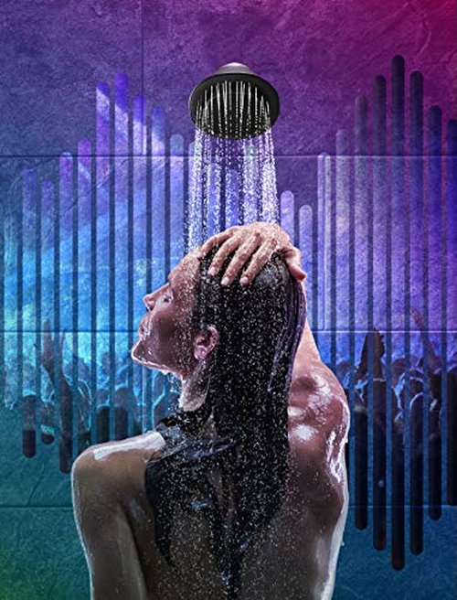 Kohler Moxie Shower head and Waterproof Bluetooth Wireless Speaker, 1.75 GPM - Matte Black