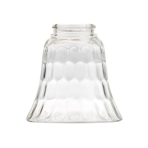 Ceiling Fan Light Covers, Glass Replacement Shades for Ceiling Fans, and Light Fixtures, Bell Shape Clear Glass with Decorative Hammered Finish. Hight 4.75” – Width 4.9” – Opening Fitter Size 2.25”.