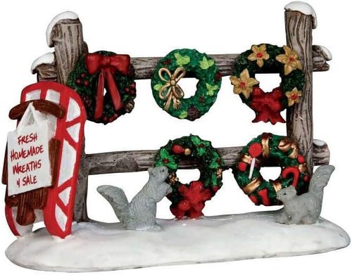 Lemax Christmas Village Wreath - Festive Holiday Decor for Your Home | 24-Inch Size
