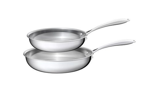 SANFELA 9.5 Inch and 11 Inch Stainless Steel Frying Pans
