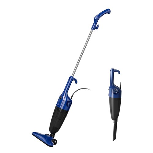 Cotiro Stick Lightweight Vacuum Cleaner for Home & Apartment, Corded Handheld vac Cleaners with Crevice Tool, Perfect Household Vacuum Cleaners for Carpet, pet Hair, Hardwood Floor (Blue)