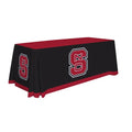Victory Corps North Carolina State Wolfpack College Sports Printed Table Throw - NCAA Licensed - Polyester - School Tablecloth (Black, Red, White) (6' Draped)