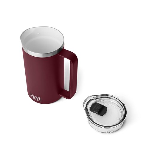YETI Rambler 34 oz Pitcher, Vacuum Insulated, Stainless Steel with MagSlider Lid, Wild Vine Red