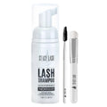 STACY LASH Eyelash Extension Shampoo - Foaming Cleanser & Brush | 1.69 fl. oz (50ml) for Safe Makeup Removal