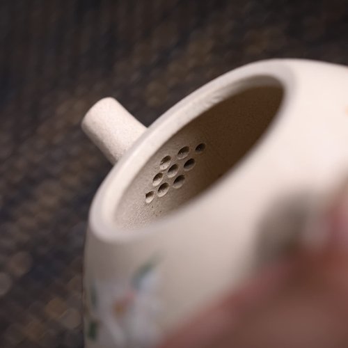SILINE Zisha Teapot, Chinese Yixing Clay Handmade Teapot 8.4 Oz, Infuse Brew Kung Fu Loose Leaf Tea Maker