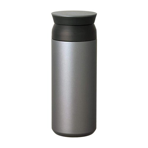 KINTO 20948 Travel Tumbler, 16.9 fl oz (500 ml), Silver, Double Wall Vacuum Construction, Heat and Cold Retention