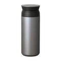 KINTO 20948 Travel Tumbler, 16.9 fl oz (500 ml), Silver, Double Wall Vacuum Construction, Heat and Cold Retention