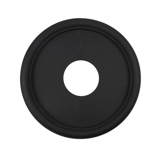 Semetall PU Ceiling Medallion for Light Fixtures and Ceiling Fans,13" OD x 4" ID （2 Pack,Black）