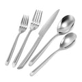 DEACORY Silverware Set Flatware Set Stainless Steel Cutlery Set with Streamlied Handle Mirror Finished Heavy 20 Pieces Home Kitchen Daily Use Wedding Housewarming Gift Dishwasher Safe Service for 4