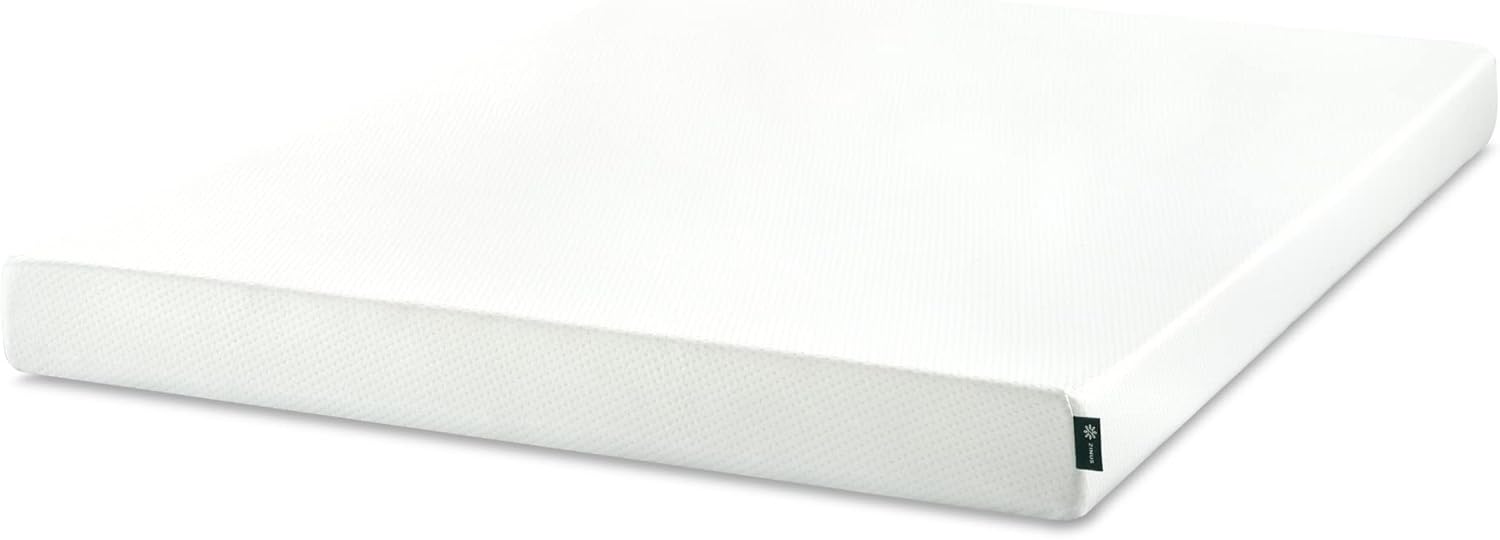 ZINUS 6 Inch Short Queen Green Tea Memory Foam Mattress - Medium Firm, Zoned Pressure Relief, Fiberglass Free