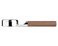 LILQ 58mm Bottomless Naked 2 Ears Lay Flat Portafilter Compatible with E61 Grouphead Machines– Includes 18–20g Basket - (Walnut, 58mm For E61)