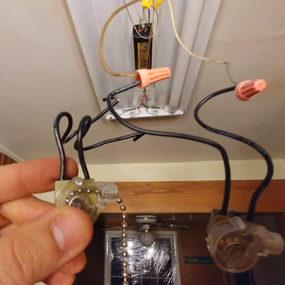 Pull Chain Switch Zing Ear ZE-109 Ceiling Fan Switch Ceiling Fan Light Lamp Replacement 2 Pack Bronze