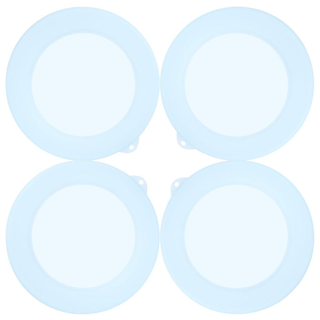 Purekra 4 Pack Silicone Lids for Corelle Vitrelle 18-Oz Soup/Cereal Bowls, Freezer & Microwave & Dishwasher Safe (Bowl not included)