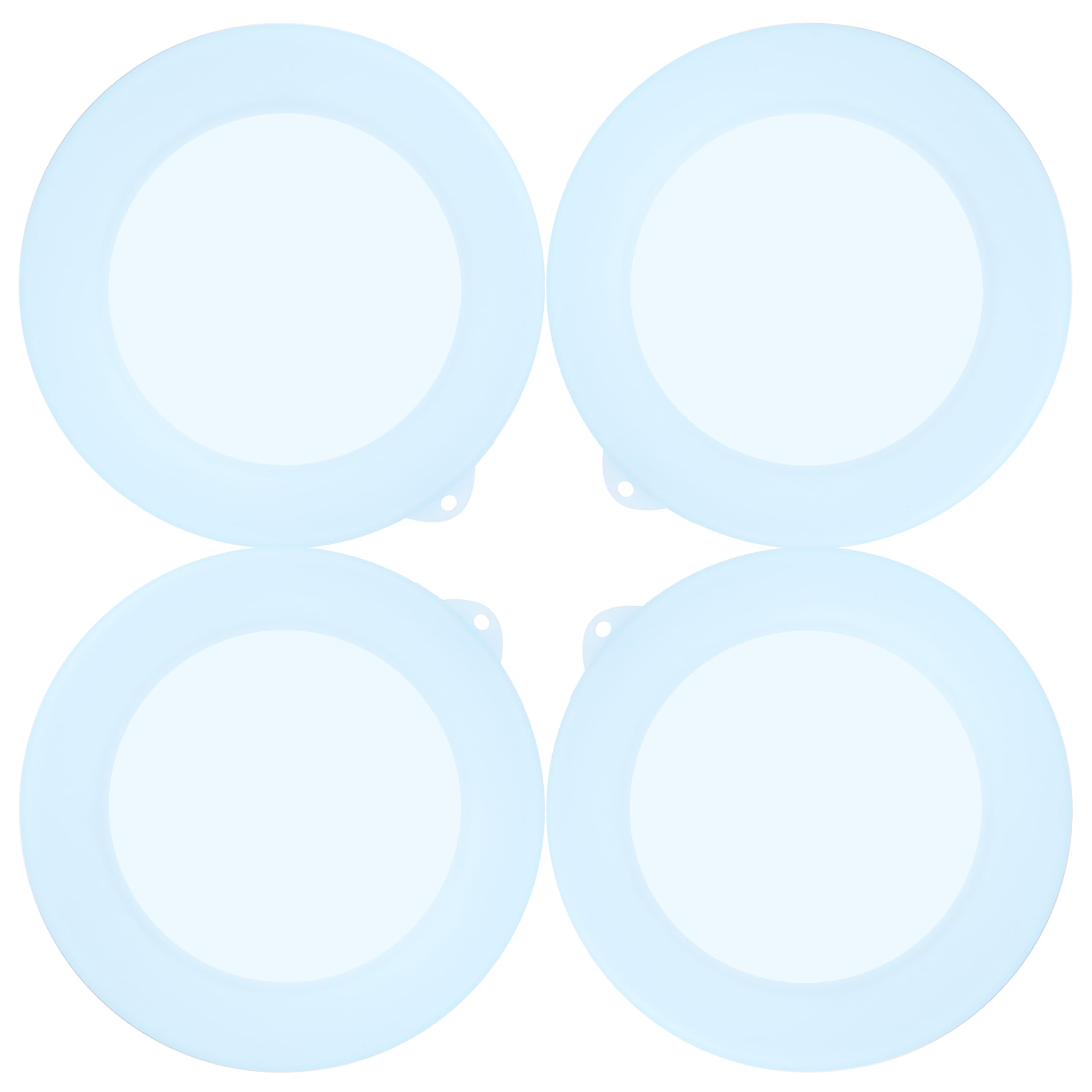 Purekra 4 Pack Silicone Lids for Corelle Vitrelle 18-Oz Soup/Cereal Bowls, Freezer & Microwave & Dishwasher Safe (Bowl not included)