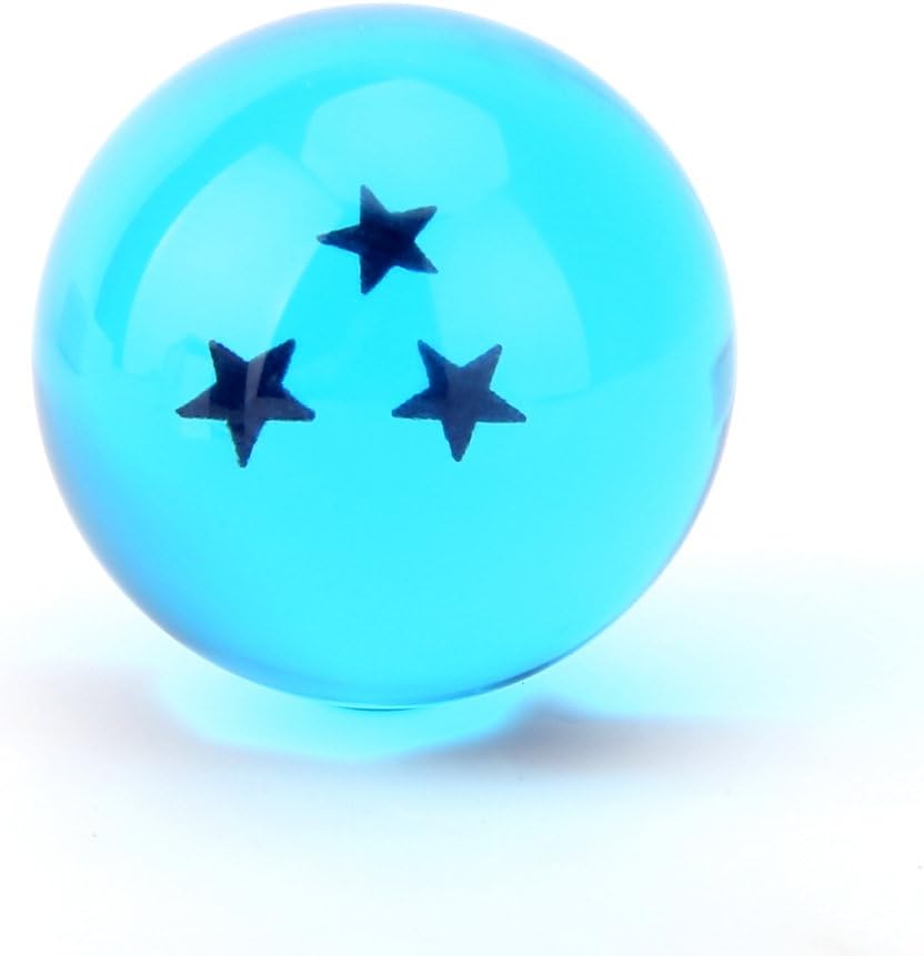 Viru Crystal Glass Ball Stars - Anime Collectibles Gift Box Set of 7 Pieces | 43mm Diameter