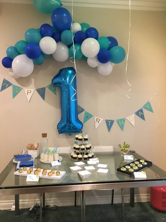 Number 13 Balloon - Navy Blue 40-Inch Birthday Decoration for 13-Year-Olds | Perfect Party Supplies