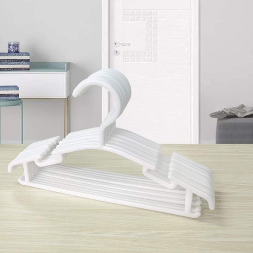 GoodtoU Baby Hangers - 100-Pack Plastic Clothes Hangers for Infants & Toddlers | Space-Saving Design