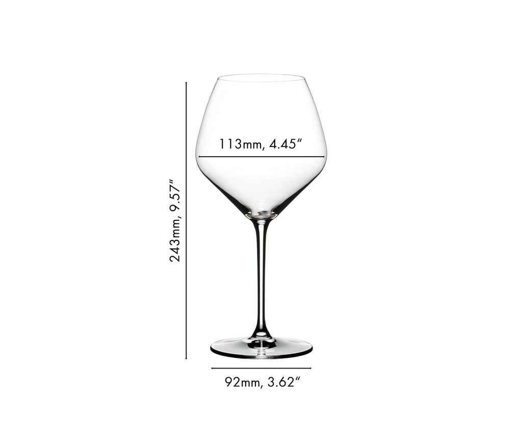 Riedel Extreme Pinot Noir Glass, Set of 2, Clear