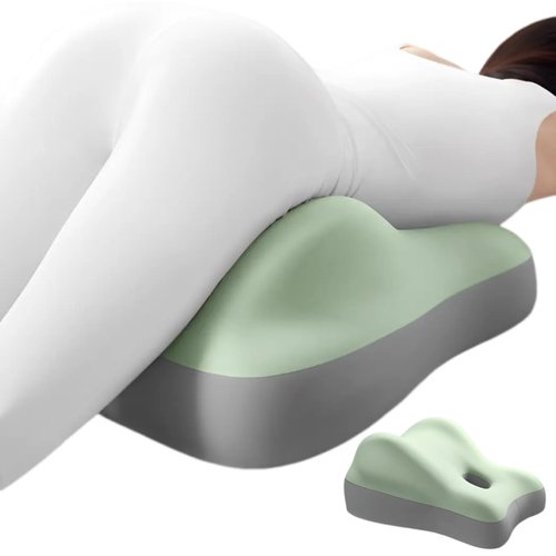 Butt Cushion for Couples Pregnant Women Enhanced Supporting Model Furniture Pillow Support Pillowcase Suitable for Home Use, Ideal for Sitting and Lying, Pillow Modern and Simple Style (Green)