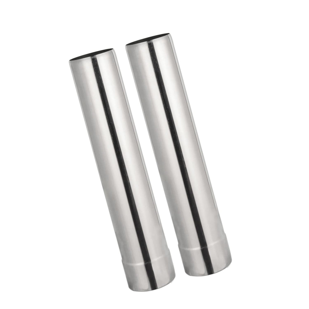 SoloWilder Wood Stove Pipe 2.36inch Thickened Straight Chimney Flue for Camping Stove Exhaust Lengthen 32cm/12.6inch