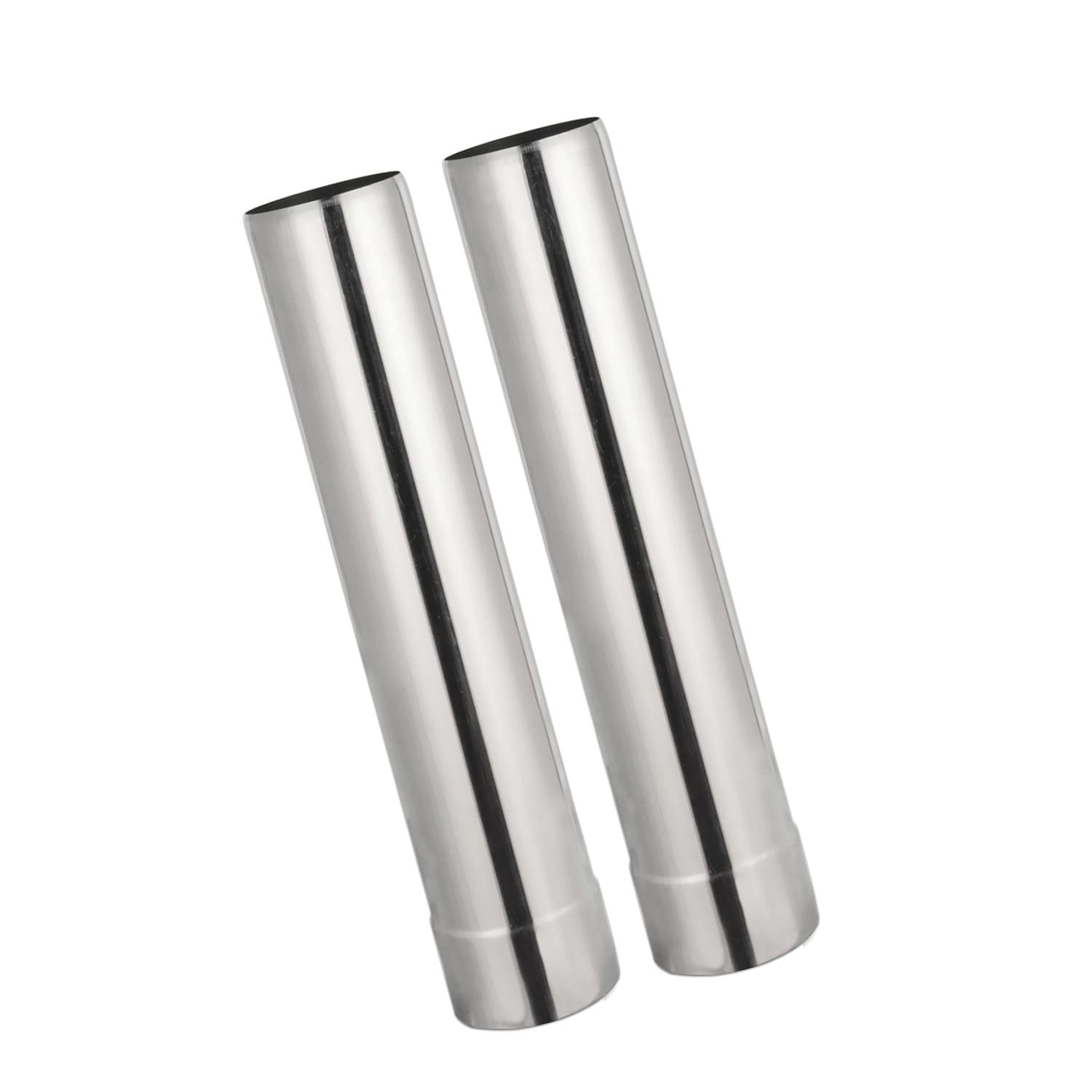 SoloWilder Wood Stove Pipe 2.36inch Thickened Straight Chimney Flue for Camping Stove Exhaust Lengthen 32cm/12.6inch