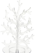 Stunning Clear Plastic Money Tree Centerpiece - 12" (1 Count) - Perfect for Celebrations, Fundraisers & Gifts