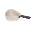 Joseph Joseph Droplet Compact Colander with Folding Handles, Space-Saving Design, Easy-Pour Corners, for Draining Vegetables, Pasta, Fruits