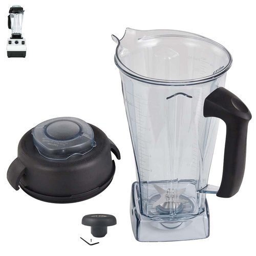 EastFune for Blenders 64Oz Container, replace 5000 5200 6300 6500 7500 Pro 200 500 750 vm0101 vm0102 E310 320 etc, compatible with Classic/Explorian/Professional/Propel Series Pitcher Jar Cup