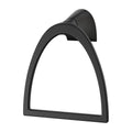 Pfister Karci Towel Ring, Hand Towel Holder for Bathroom, Wall-Mounted, Screw-In, Matte Black Finish, BRBKA0B