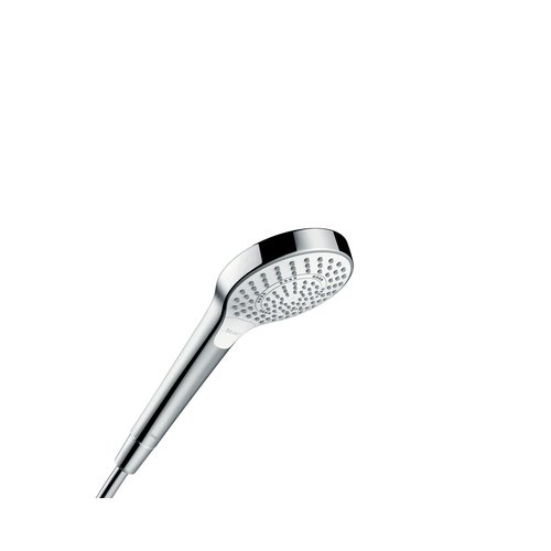 hansgrohe Croma Select S Low Flow 4-inch Handheld Shower Head Modern 3 SoftRain, IntenseRain, Pulsating Massage 04724400