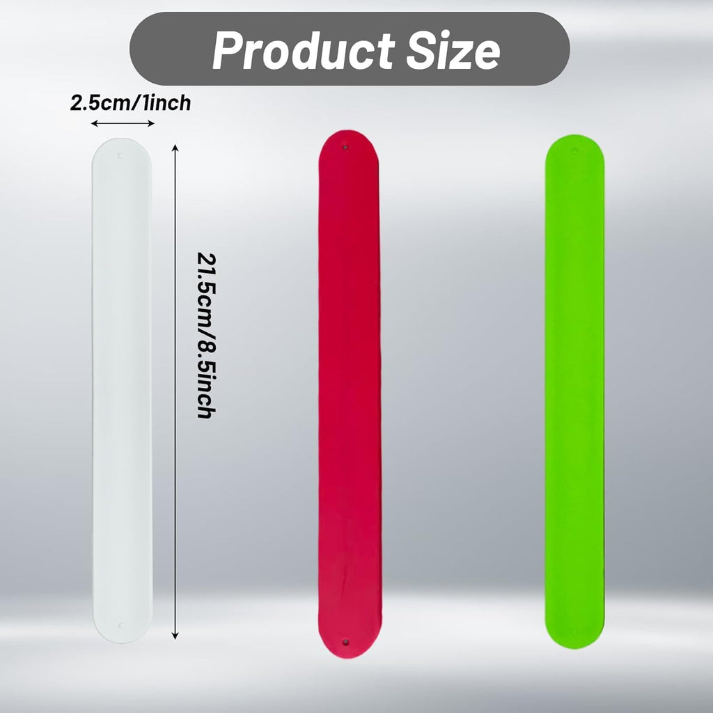REDANHA Wrapping Paper Holder - 12 Silicone-Covered Metal Strips for Gift Storage | Red, White, Green
