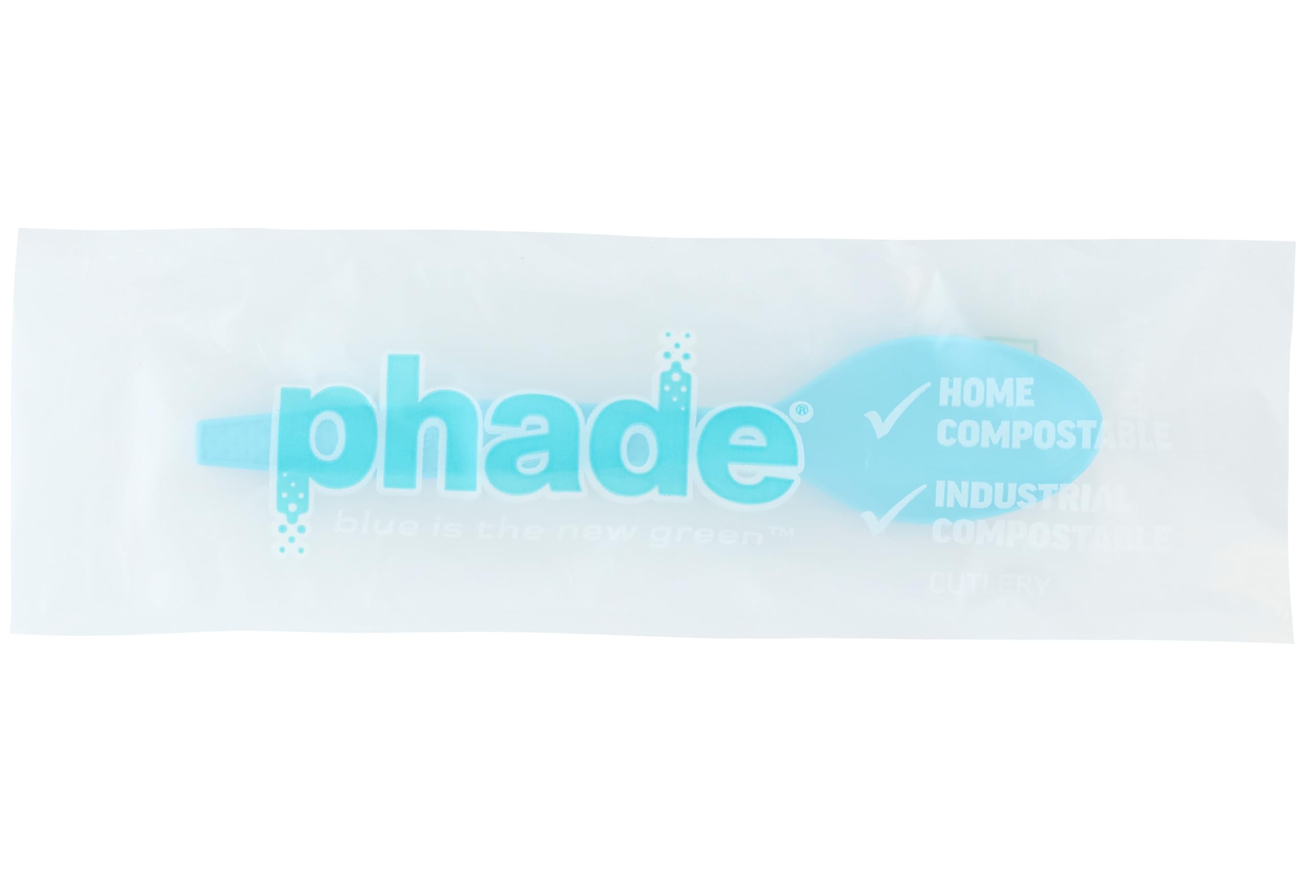 phade 100% Compostable Spoons – BPI Certified Wrapped Cutlery in Compostable Packaging, 400 Bulk Count, 6.1 Inch Sustainable Disposable Utensils for Home, Events, Takeout – Made in USA