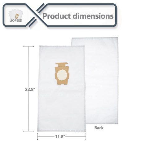 205811 F Style Cloth Dust Bags for Kirby Vacuum Bags 205811 204811 204814 204808, Fit G3 G4 G5 G6 G7 G8 G9 G10 G11 G12, Sentria I II G10D, Avalir, Diamond Edition, Ultimate G Vacuum Bags, 3 Pack