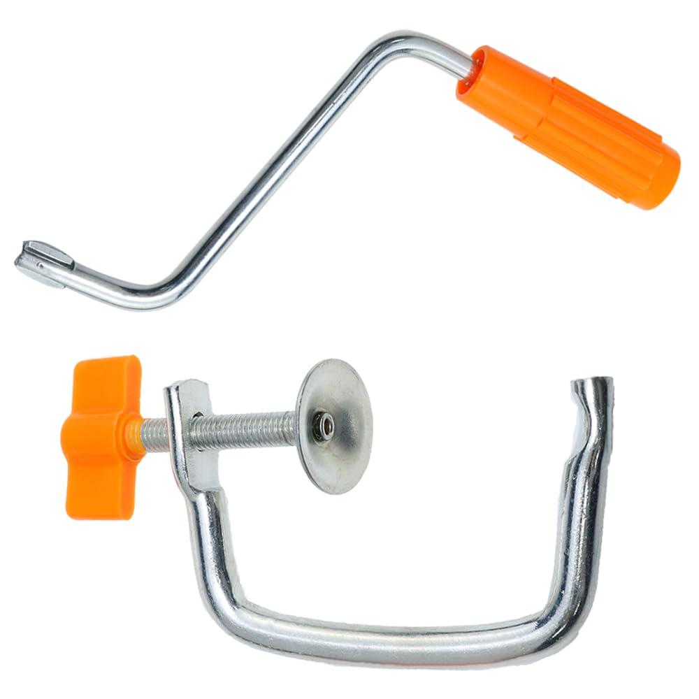 Lovelysp Pasta Machine Handle and Clip - Replacement Handle and Table Clamp - Kitchen Accessories - 1 Set