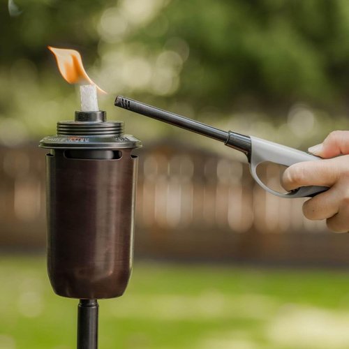 TIKI Replacement Fiberglass Torch Wicks for Outdoor Tiki Torches, White, 2-Pack (Case of 12), 9 in, 1319119