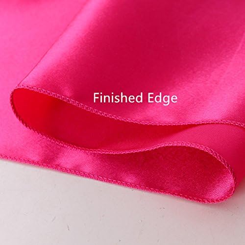 Regine Switzerland Satin Chair Sashes - Elegant Light Pink Chair Bows for Weddings & Parties (10 Pack)