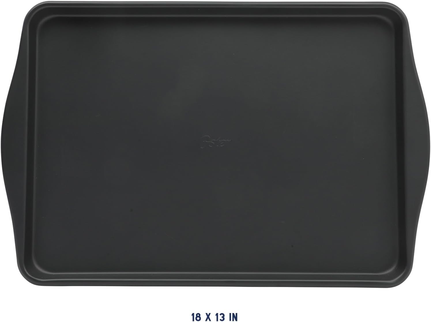 Oster Teston Nonstick Cookie Sheet - 18 x 13 Inch Carbon Steel Baking Pan | Matte Black, Warp-Resistant, PFAS-Free