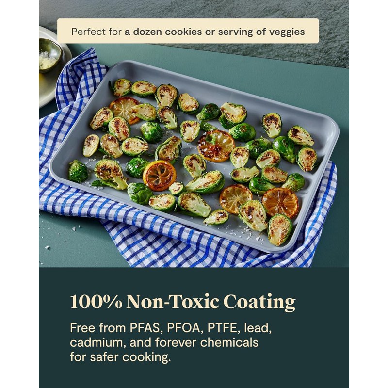 Non-Stick Ceramic Baking Sheet - 15" x 10" - Perracotta