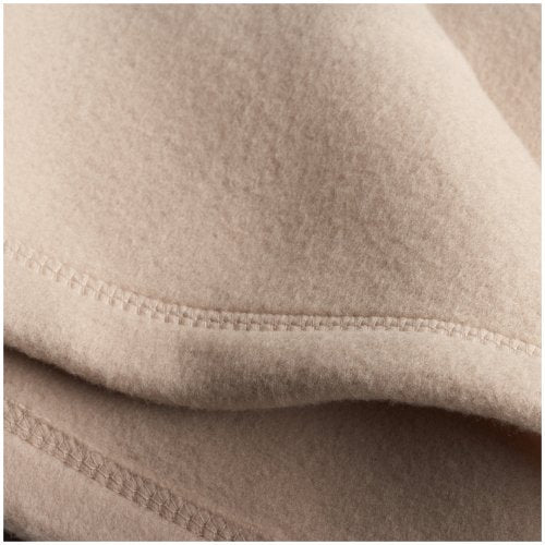 King Size Super Soft Fleece Bed Blanket - Lightweight All-Season Beige