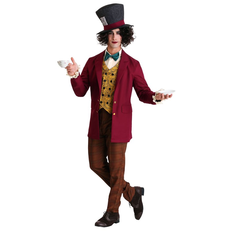 Men's Plus Size Mad Hatter Costume 4X - Tea Party Themed Fancy Dress