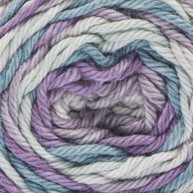 Lavender Meadow Cotton Yarn Set - 2 Pack, 4 Medium Weight, 102 Yards