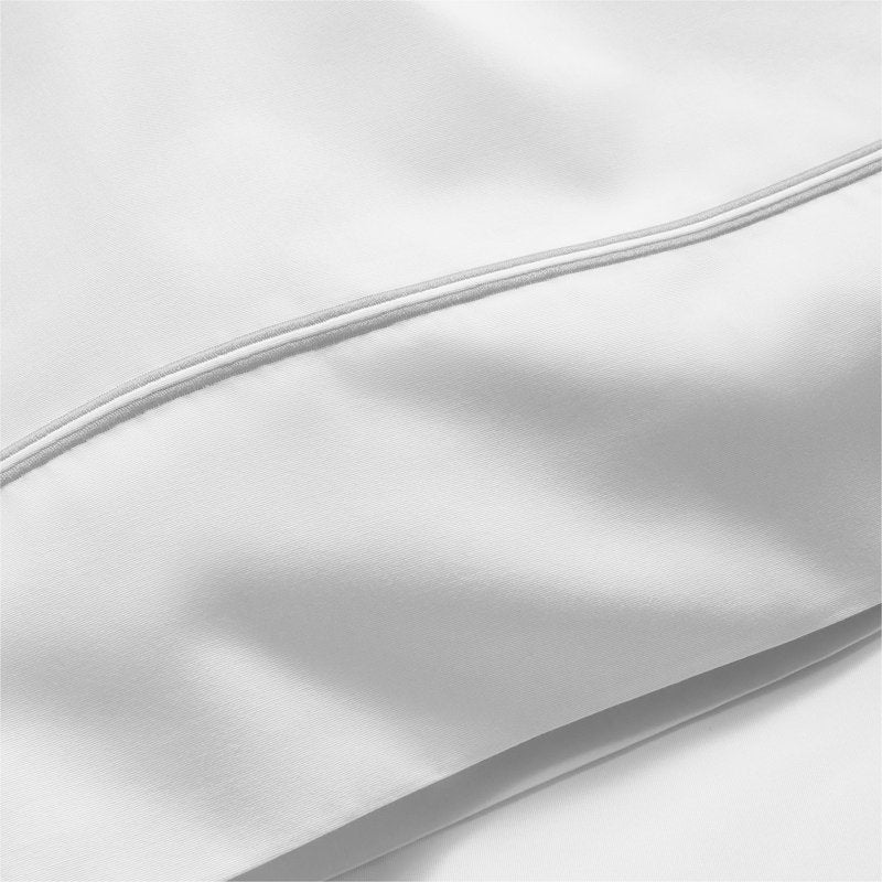 Gypsum Silver Hotel Style 300 Thread Count Pillowcases - Standard/Queen, 2 Pack