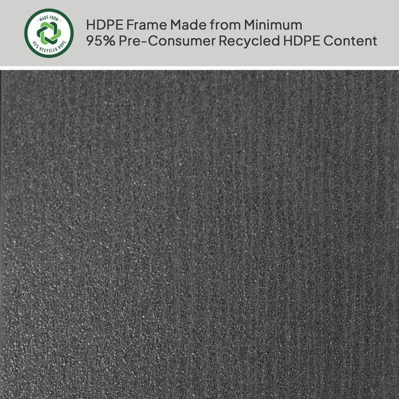 Ezra Outdoor Club Chair - HDPE Frame with Cream Cushions