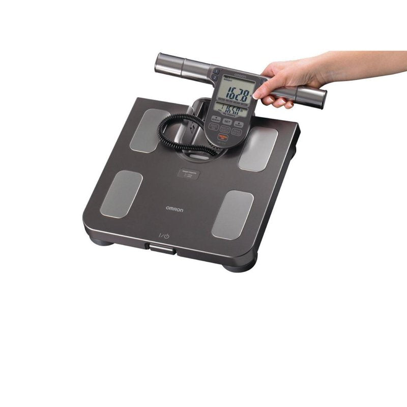 Full-Body Composition Monitor Bathroom Scale - Black, Fitness Tracking