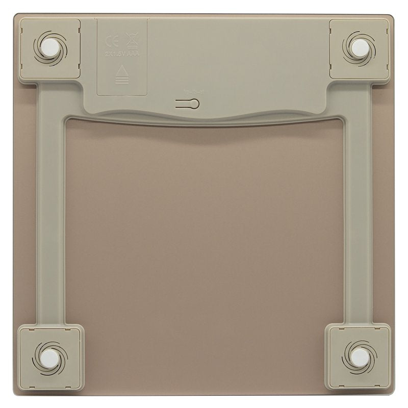 Taylor Digital Glass Bathroom Scale - Champagne Finish, 400 lb Capacity