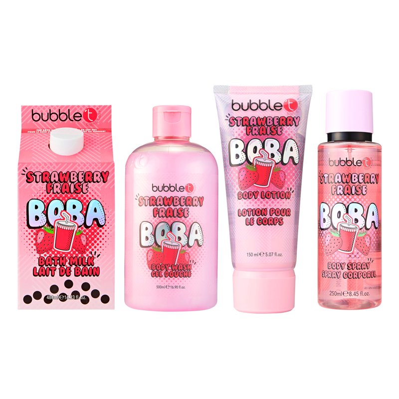 Strawberry Scented Moisturizing Body Lotion - Nourishing Tea Infused Cream
