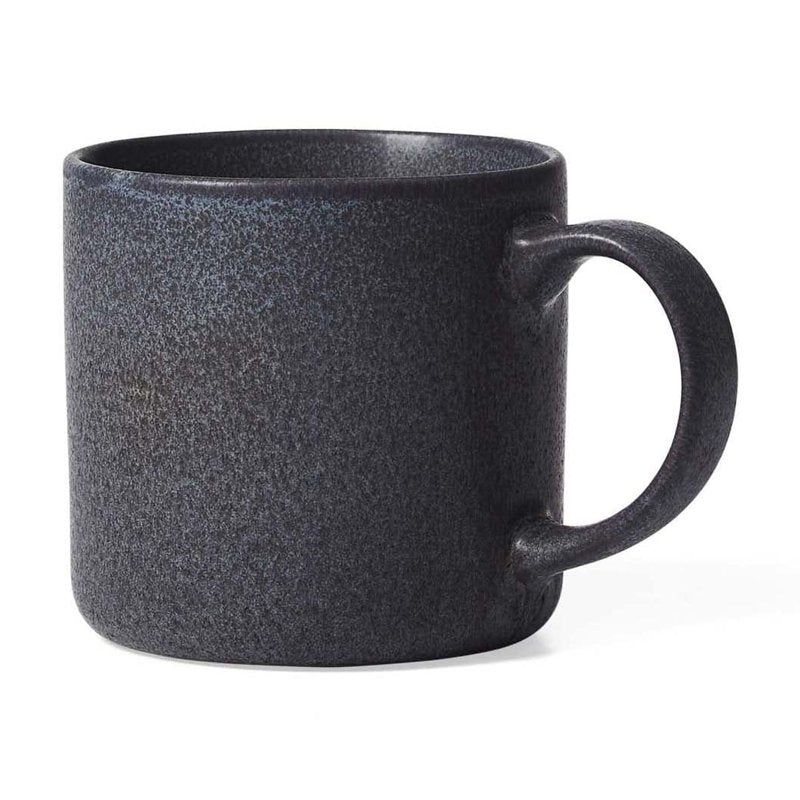 Modern Stoneware Mug - Dark Gray, 2 Pack