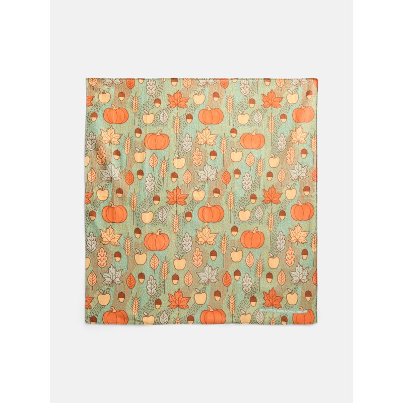 Halloween Women's Harvest Patch Bandana - Sage One Size